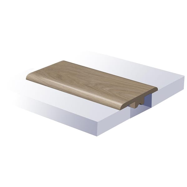 Clear Lagoon 0.325 in. T x 1.725 in. W x 94 in. L Waterproof T-Moulding