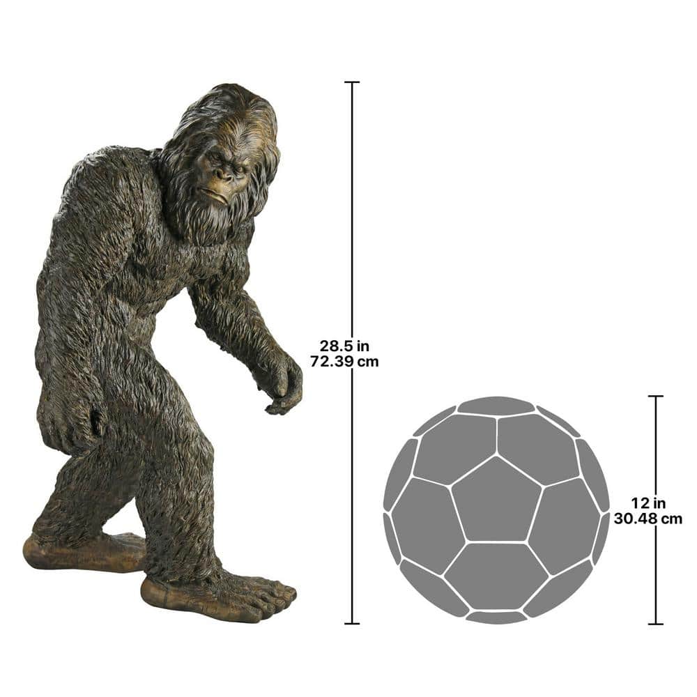 Large Hand-Painted Resin Bigfoot Garden Statue