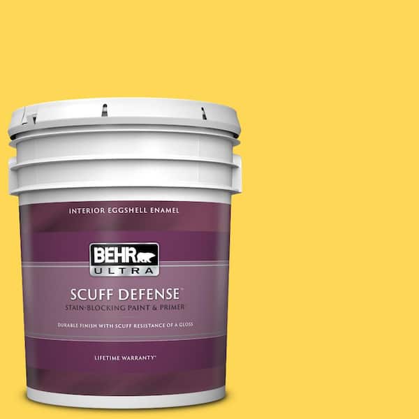 BEHR ULTRA 5 gal. #P300-6 Buzzin Extra Durable Eggshell Enamel Interior Paint & Primer