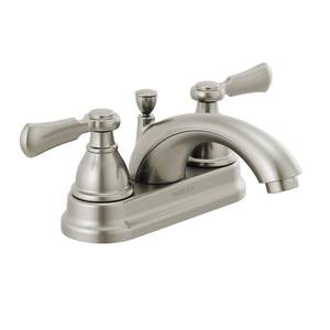Elmhurst 4 in. Centerset 2-Handle Bathroom Faucet in Brushed Nickel