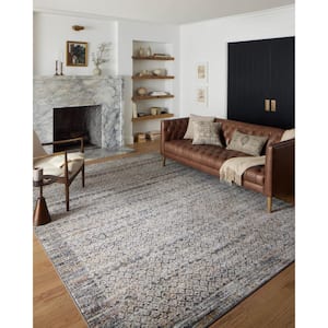 Monroe Grey/Multi 7 ft. 10 in. x 10 ft. Abstract Transitional Area Rug