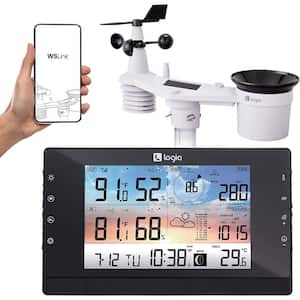 5-in-1 Wi-Fi Wireless Weather Station with Forecast Data and Alerts for Indoor/Outdoor