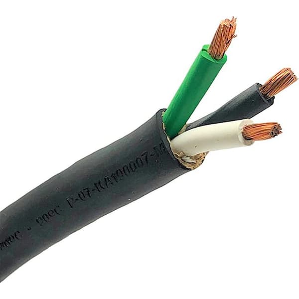 WindyNation 8/3-Gauge (AWG) 100 ft. Soow Cable Wire Cord Portable Power 600-Volt