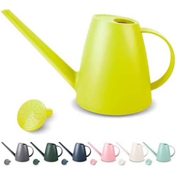 1. 8L (1/2 Gal. ) Yellow Plastic Watering Can-Small Size for Indoor/Outdoor Plants, Houseplants and Garden Flowers-1Pack