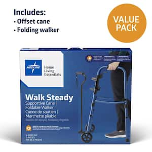 Walker and Cane Combo Kit