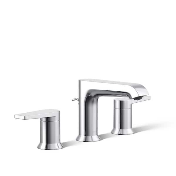 KOHLER Hint 8 in. Widespread 2-Handle Bathroom Faucet in Polished Chrome