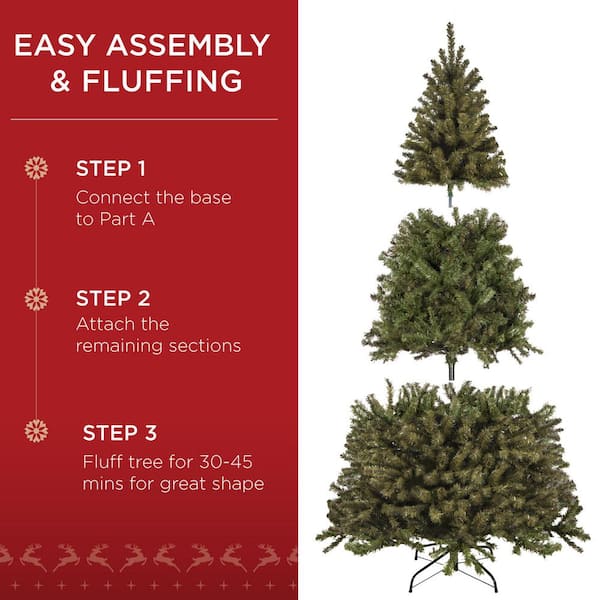 Best Choice Products 7.5ft. Green Unlit Spruce Artificial