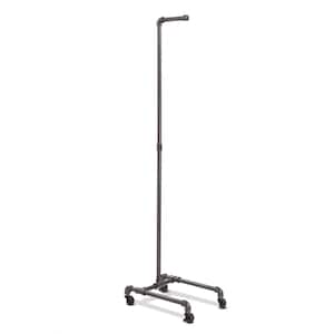 Gray Metal Clothes Rack 21 in. W x 60 in. H