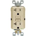 Leviton 20 Amp 125-Volt Duplex Self-Test Slim GFCI Outlet, White (4 ...