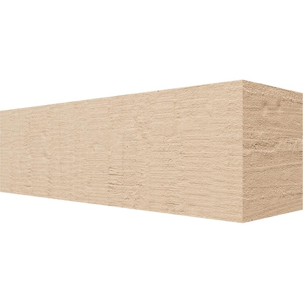 Ekena Millwork 6-in. x 6-in. x 20-in. Block Woodgrain, Primed Tan Timberthane Polyurethane Rafter Tail Brace