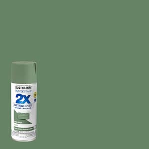 12 oz. Satin Moss Green General Purpose Spray Paint (6-Pack)