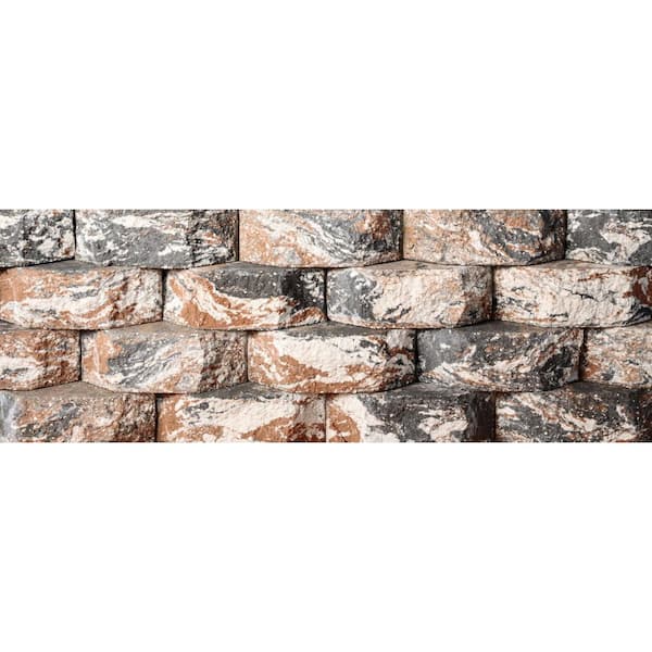 4 in. H x 11.75 in. W x 7.75 in. D Napoli Concrete Retaining Wall Block (126-Piece/Pallet)