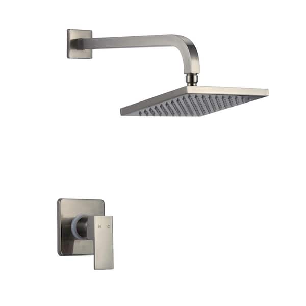Unbranded Roxy 7.68 in. W 3 Jet Shower Tower in Brushed Nickel 16GS-29331