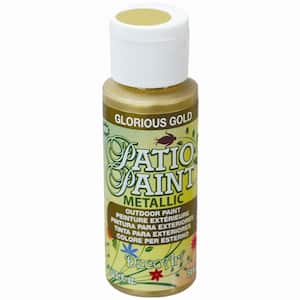 2 oz. Patio Glorious Gold Metallic Acrylic Paint