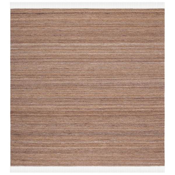 SAFAVIEH Kilim Beige/Yellow 7 ft. x 7 ft. Solid Color Gradient Square Area Rug