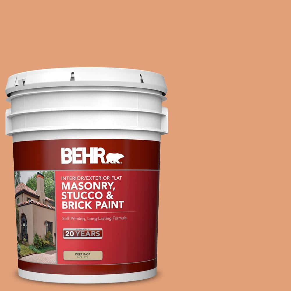 5 gal. #M220-5 Roasted Seeds Flat Interior/Exterior Masonry, Stucco and Bri