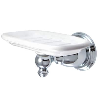 Magic Suction Soap Tray in White 3011 - The Home Depot