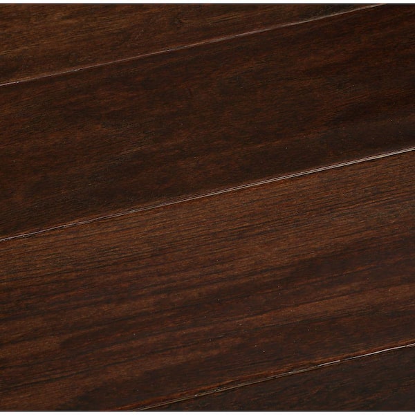 tobacco barn laminate flooring Bruce American Vintage Scraped Tobacco Barn 3/8 in. T x 5 in. W x Varying L  Engineered Hardwood Flooring (25 sq. ft. / case) EAMV5TB