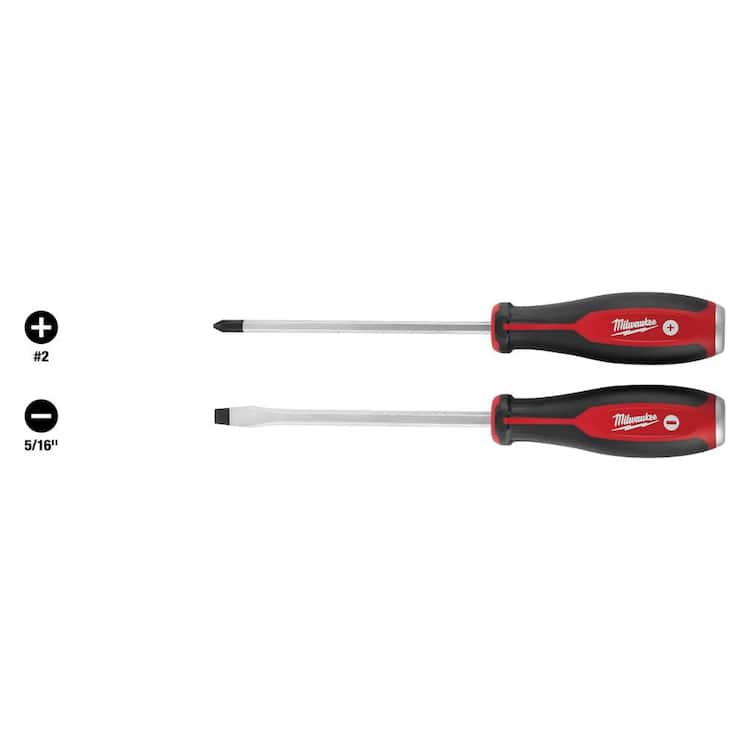 Milwaukee Demo Combination Screwdriver Drivers with Steel Caps (2-Piece)