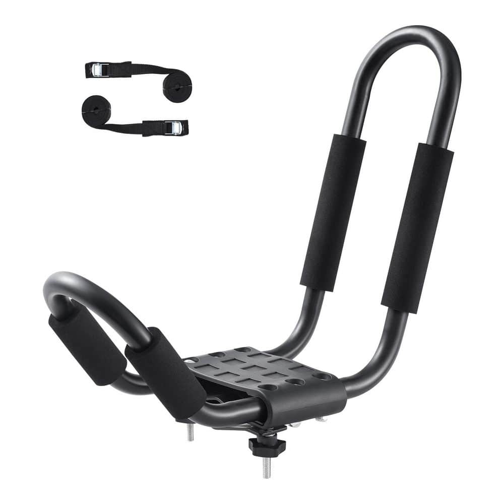SKYSHALO Kayak Roof Rack, 1 Pair J-Bar, Soft Roof Rack, Top Mount Tie ...