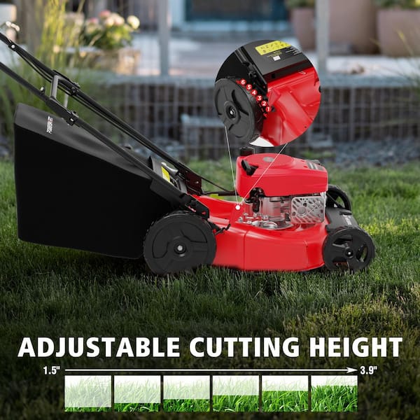 Powersmart Adjustable Lawn Mower PowerSmart 21 Inch Gas Lawn Mower