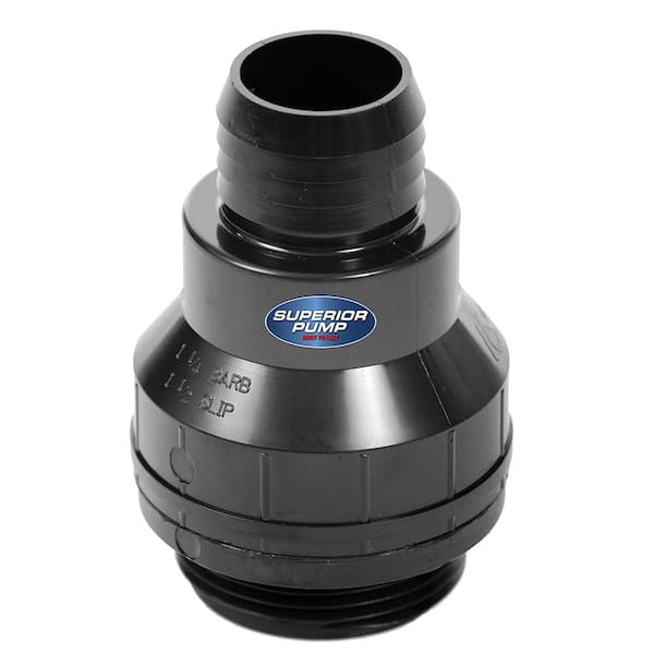 99509 1-1/2 in. MPT x 1-1/4 in. Barb or 1-1/2 in. Slip ABS Check Valve