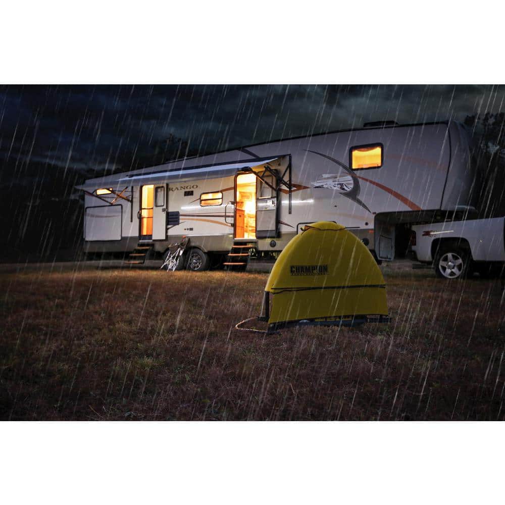 Large Yellow Vinyl Severe Weather Generator Cover