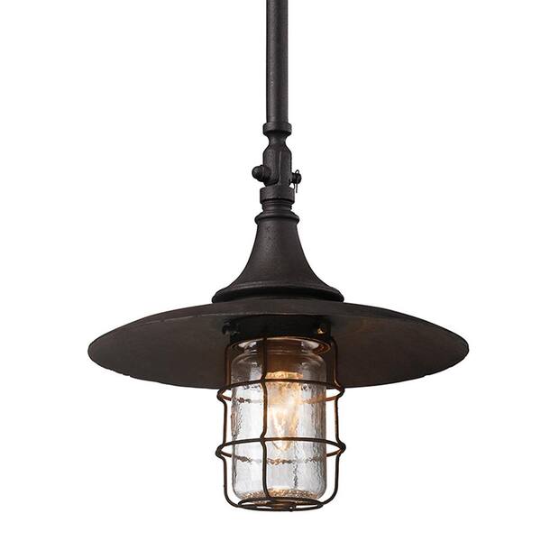 Troy Lighting Allegany 1-Light Centennial Rust Outdoor Pendant