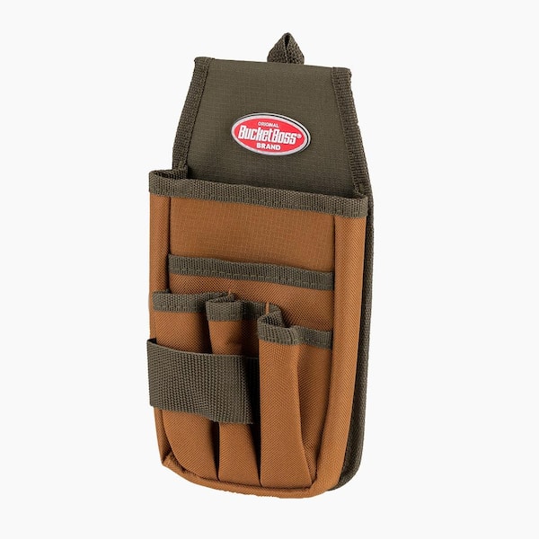 Bucket Boss Layout Square Scabbard – Green Khaki Canvas Tool Sheath Belt Pouch