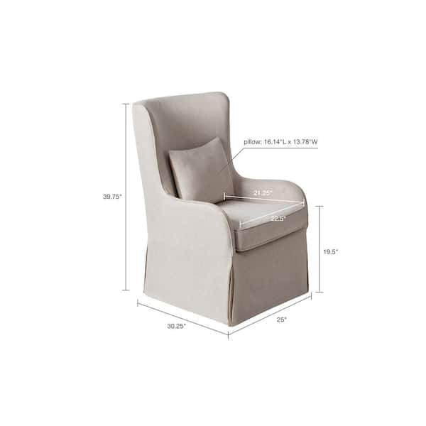 madison park signature regis cream accent chair