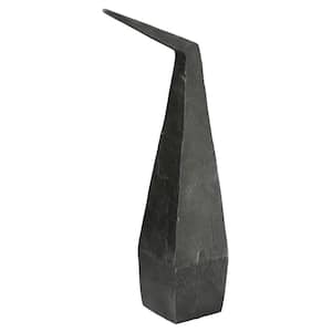 6 in. Black Jumbo Contemporary Bird Sculpture