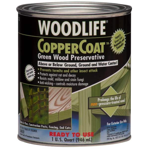 Wolman 1 qt. CopperCoat Green Below Ground Wood Preservative (6-Pack)