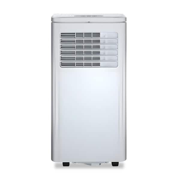 10,000 BTU Portable Air Conditioner Cools 350 Sq. Ft. with Dehumidifier and Fan with Remote Control in White
