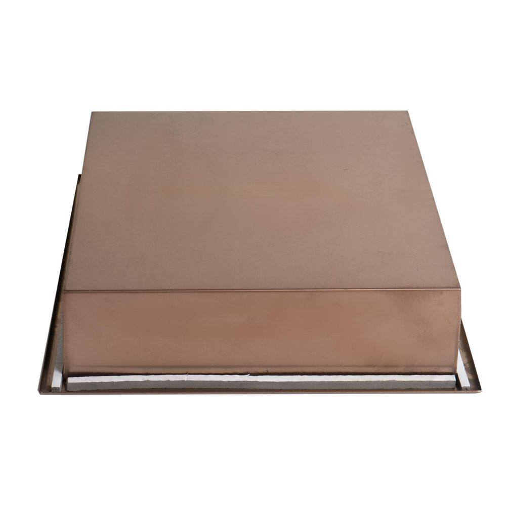 Brushed Copper 16" Square Stainless Steel Shower Niche