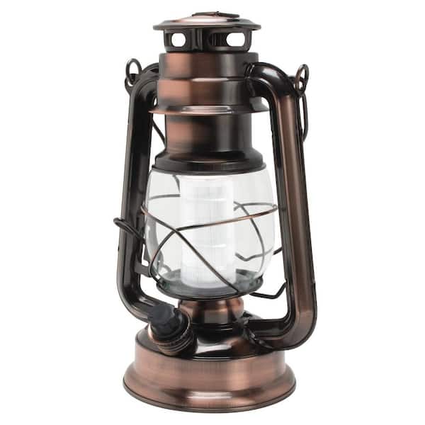 Northpoint Vintage Copper Battery Operated LED Lantern (2-Pack)