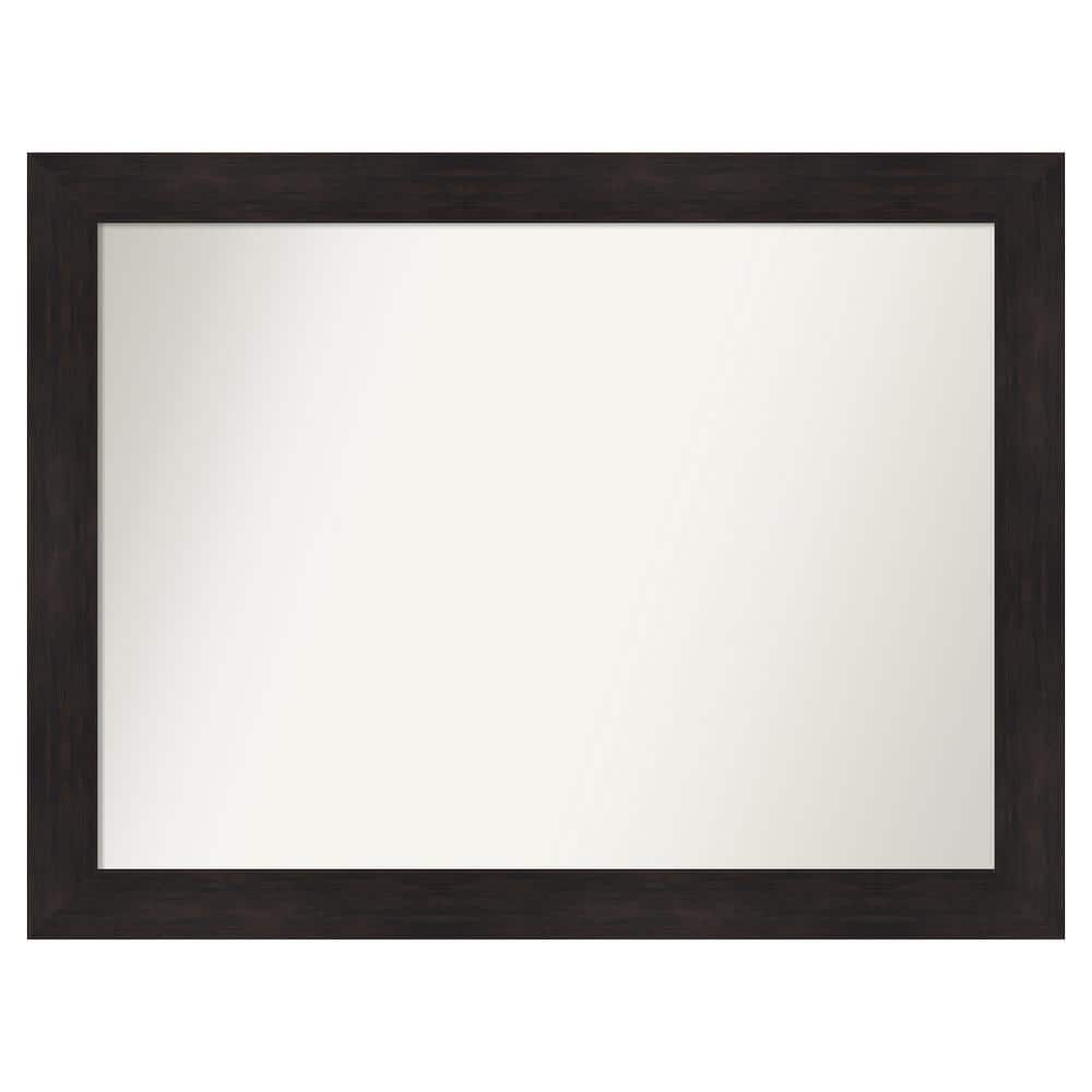 Furniture Espresso 45.75 in. x 34.75 in. Custom Non-Beveled Satin Recycled Polystyrene Bathroom Vanity Wall Mirror price history on PriceWatchPro