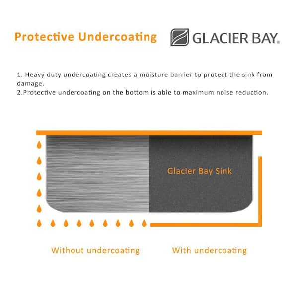 Reviews for Glacier Bay 17 in. Undermount Gunmetal Black Stainless