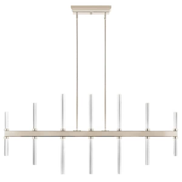 Kichler Sycara 14-Light Polished Nickel Modern/Contemporary Led Crystal Chandelier