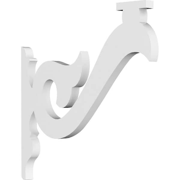 Ekena Millwork 5/8 in. W x 22 in. H x 22 in. D PVC Austin Bracket