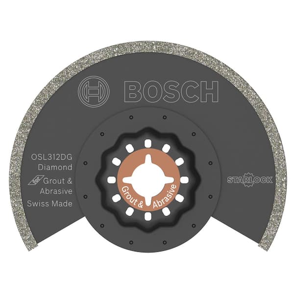 Bosch 3-1/2 in. x 1/8 in. Starlock Diamond Grit Grout Blade