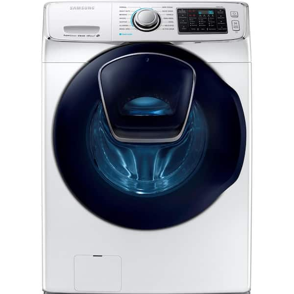 Samsung 4.5 cu. ft. High-Efficiency Front Load Washer with Steam and AddWash Door in White, ENERGY STAR