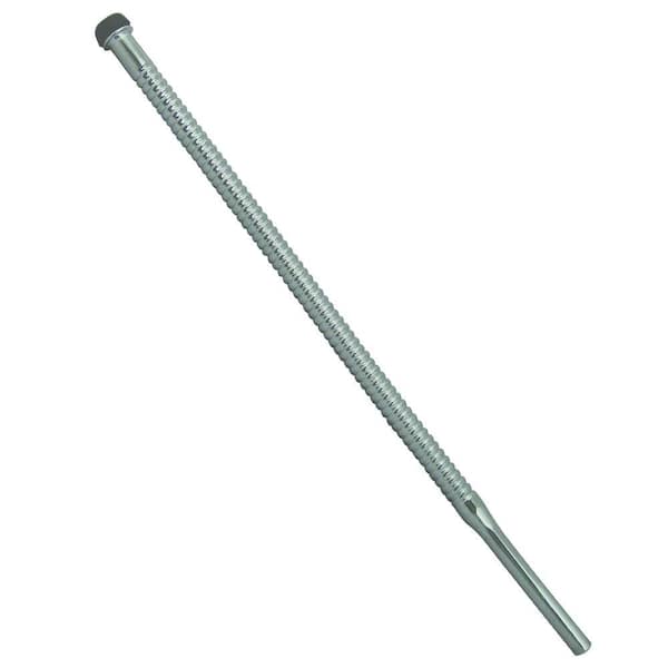 Westbrass 3/8 in. x 15 in. Corrugated Riser for Faucet and Toilet, Satin Nickel