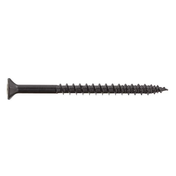 #10 x 2 in. Black 6-Lobe Torx Drive Exterior Flat Head Multi-Material Screw 1 lbs. -Box (69-Piece )