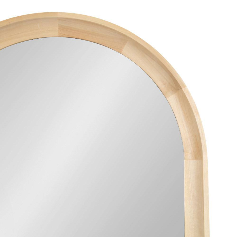 Natural Wood Arched Wall Mirror 20 x 30