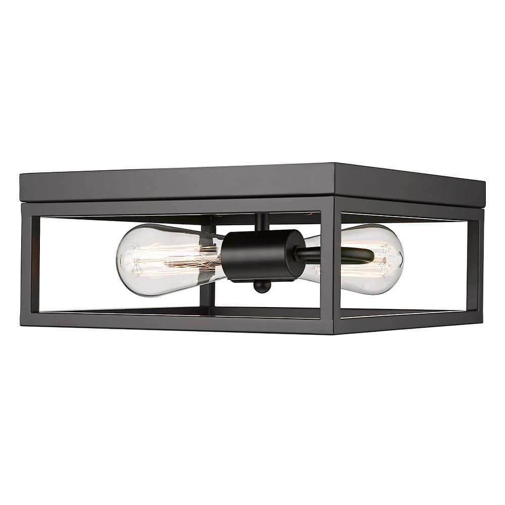 Elegant Crystal and Gold 12" Flush Mount Lighting Fixture