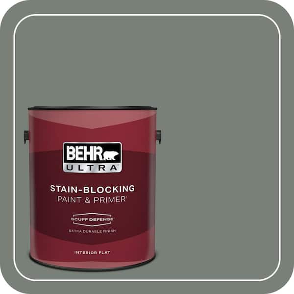 BEHR ULTRA 1 gal. Home Decorators Collection #HDC-AC-22 Cedar Forest Extra Durable Flat Interior Paint & Primer