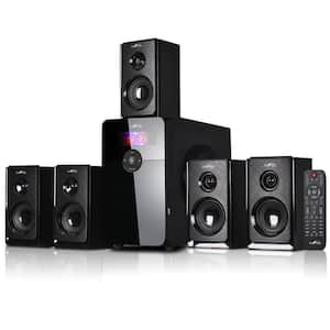 RCA 1000-Watt 5.1-Channel Home Theater System with Bluetooth, FM Tuner  RT2781HBU - The Home Depot