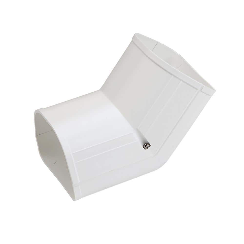 Fortress Lineset Covers 3.5 in. 45° in Vertical Ell, White-92 price history on PriceWatchPro
