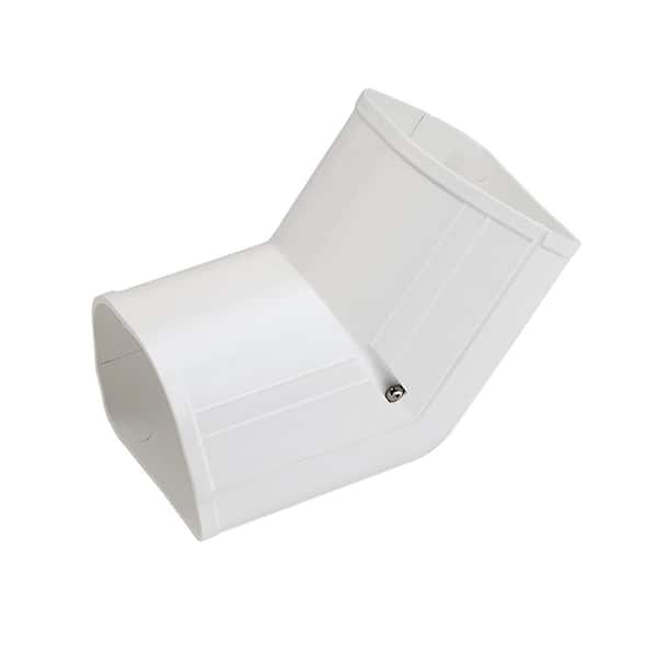 Fortress Lineset Covers 3.5 in. 45° in Vertical Ell, White-92