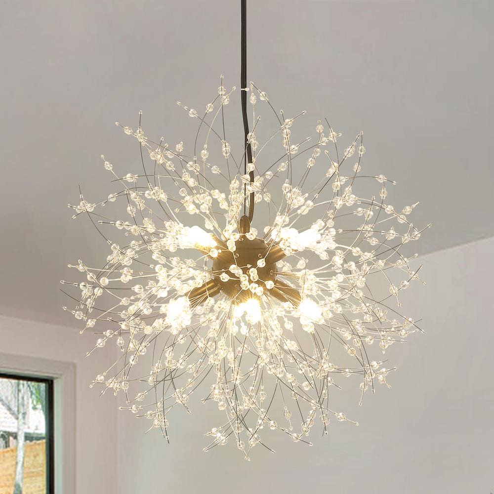 8-Light Black Adjustable Dimmable Linear Chandelier Lighting Fixture with Blowball Accent for Kitchen Island price history on PriceWatchPro